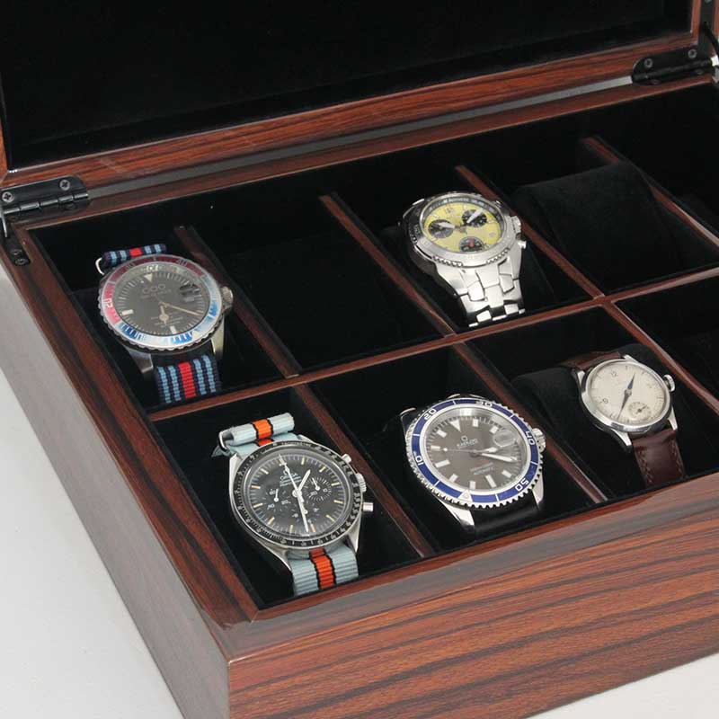 boite 10 montres bois