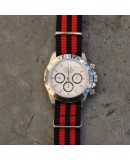 NATO James Bond Noir Rouge 22mm