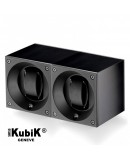 Double remontoir Swiss Kubik Noir en Aluminium pour montre automatique