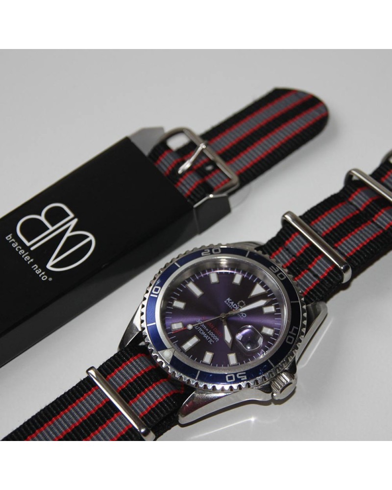 Cinturino Orologio NATO In Nylon G10 - Militare James Bond, 20mm/22mm, Vari Colori - Foto 2