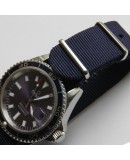 Bracelet de montre NATO 22mm bleu marine