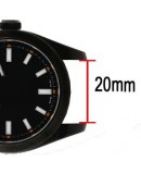 NATO James Bond 20mm Noir Orange