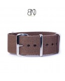 NATO James Bond 18mm Marron