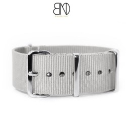 NATO Strap 18mm James Bond White