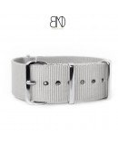 NATO James Bond 18mm Blanc pur