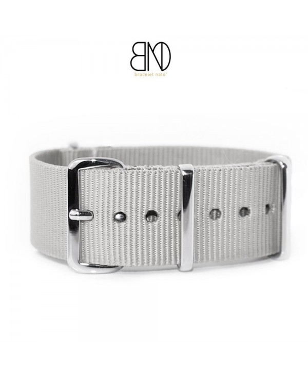 Bracelet de montre NATO 22mm blanc