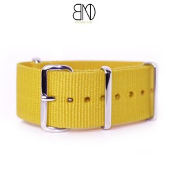 Bracelet de montre NATO 22mm jaune