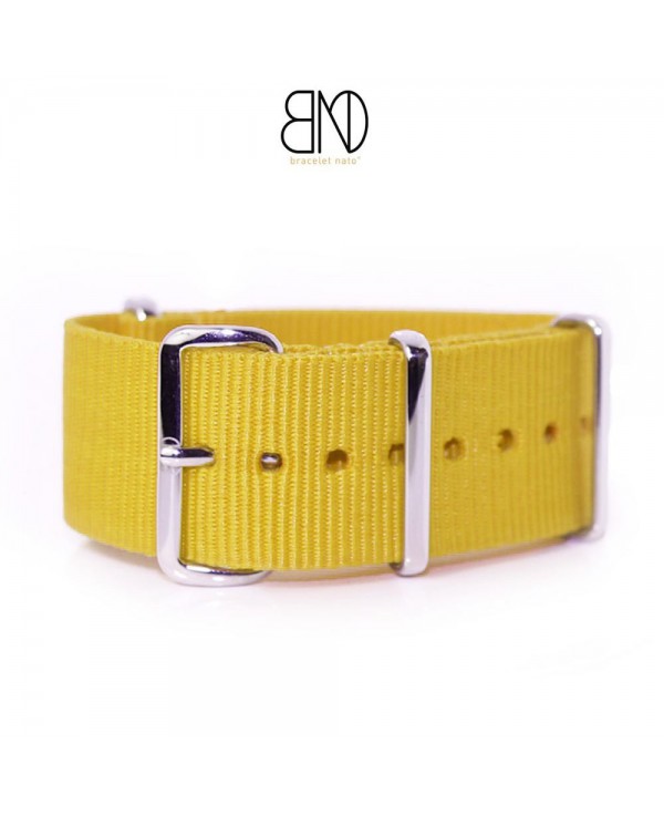 Bracelet de montre NATO 22mm jaune