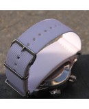 Bracelet de montre NATO 22mm blanc