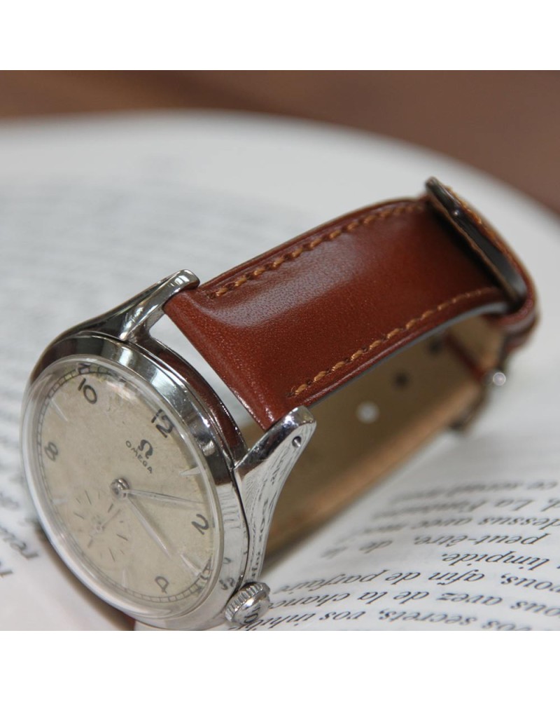 Watchstrap Hirsch Siena light brown 18mm Tuscan leather