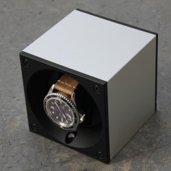 Watchwinder Swiss Kubik Single Original - Silver