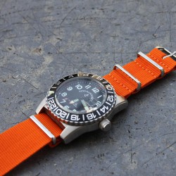 Bracelet de montre NATO 24mm Orange