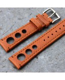 Watchstrap Hirsch Rally gold brown 20mm