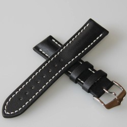 Watchstrap Hirsch Heavy Calf Black 18mm