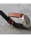 Watchstrap Hirsch JAMES Performance gold brown 20mm