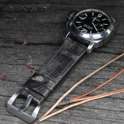 Arezzo DARKGATOR 24mm Alligator Anthracite