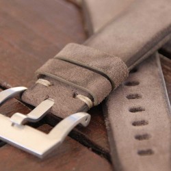 Watchstrap Arezzo HORSEMAN 24mm Grey