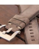 Arezzo Strap HORSEMAN 24mm Nubuck de Cheval Gris