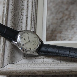 Watchstrap Hirsch DUKE black 20mm