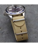 Bracelet de montre NATO 22mm beige