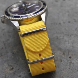 Bracelet de montre NATO 22mm jaune