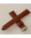 Watchstrap Hirsch Siena light brown 18mm Tuscan leather