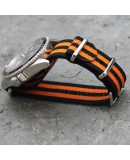 NATO James Bond 20mm Noir Orange