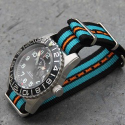 NATO Strap Turquoise 24mm