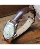 Watchstrap Hirsch Siena dark brown 18mm Tuscan leather