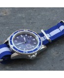 NATO Strap Blue White Blue 20mm NATO Strap Blue White Blue 20mm