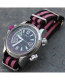 NATO Strap 20mm James Bond Black Pink NATO Strap 20mm James Bond Black Pink