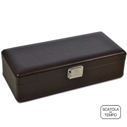 Scatola del Tempo - Watchbox - 4B-OS-XXL dark brown grained