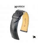 Bracelet Hirsch Earl Alligator Noir 20mm