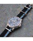 Bracelet NATO Noir Bleu Alpine