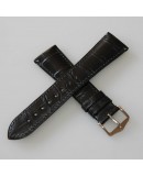 Bracelet Hirsch London Alligator Noir 20mm