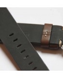 Watchstrap Arezzo MARINA 22mm Dark Brown