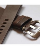 Watchstrap Arezzo MARINA 22mm Dark Brown