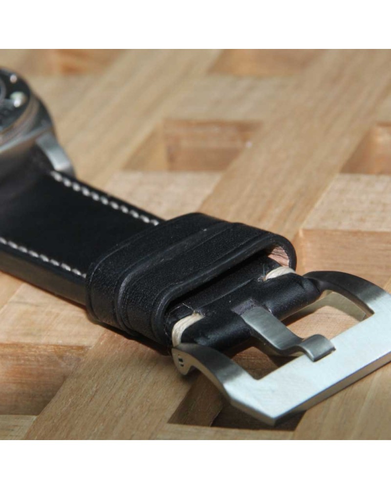 Watchstrap Arezzo MILITARE 22mm Black