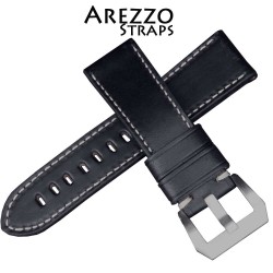 Watchstrap Arezzo MILITARE 24mm black