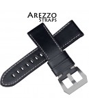 Watchstrap Arezzo MILITARE 24mm black