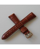 Bracelet Hirsch London Alligator 20mm Marron Doré 