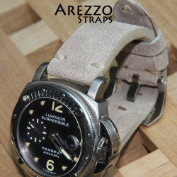 Watchstrap Arezzo HORSEMAN 24mm beige