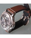 Watchstrap Arezzo MARINA 20mm Dark Brown