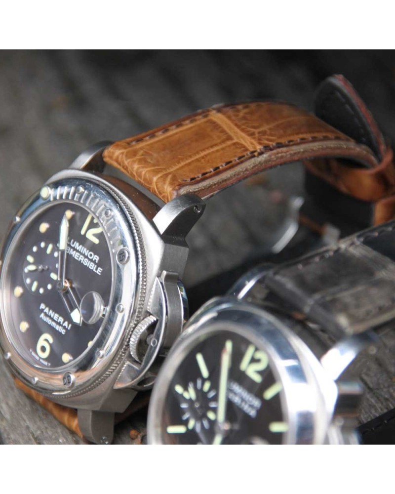Arezzo DARKGATOR 24mm Alligator Miel