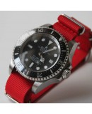 Bracelet de montre NATO 20mm Rouge