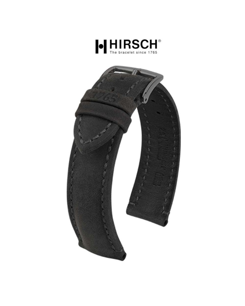 Watchstrap Hirsch HERITAGE grey 20mm