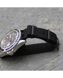 Bracelet NATO 20mm noir PVD Noir