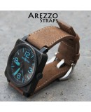 Watchstrap Arezzo HORSEMAN BR03 BR01 brown