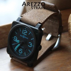 Watchstrap Arezzo HORSEMAN BR03 BR01 brown