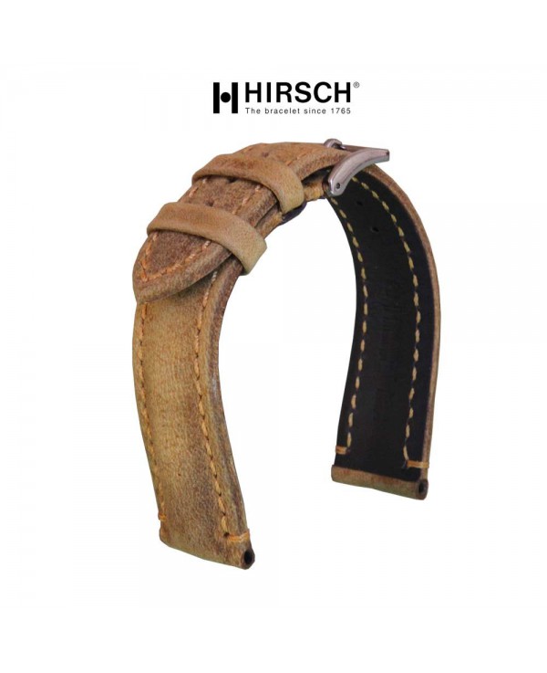 Watchstrap Hirsch HERITAGE gold brown 20mm Watchstrap Hirsch HERITAGE gold brown 20mm